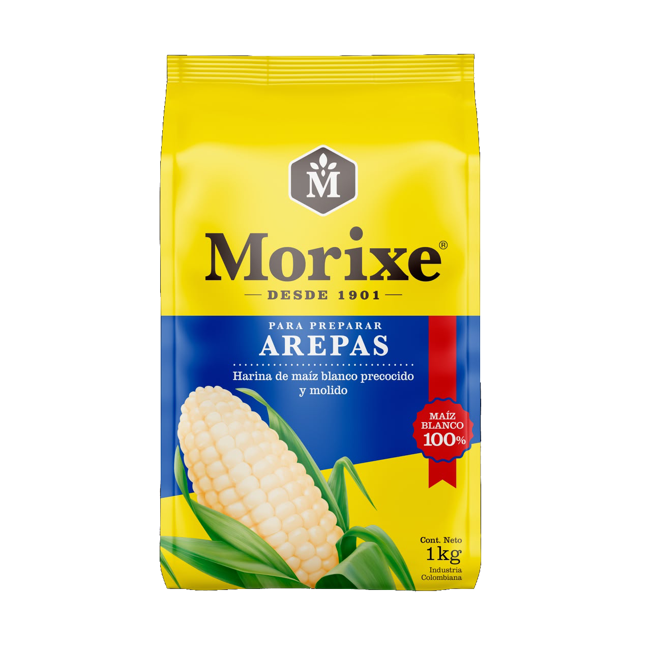 Harina de maíz blanco, para arepas clásicas